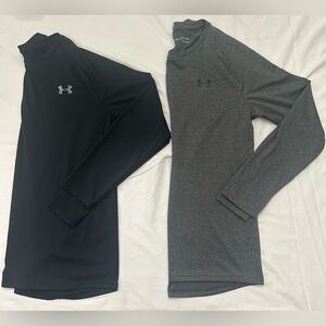 Pair of Under Armour Men's UA Tech 2.0 Long Sleeve HeatGear Shirts Size Small